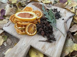 Sundried orange slices and spices (harvesttable)